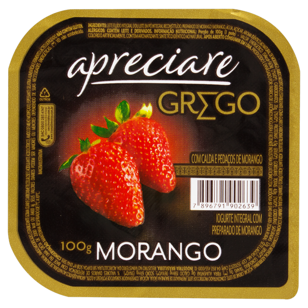 IOG APRECIARE GREGO MORANGO 90G