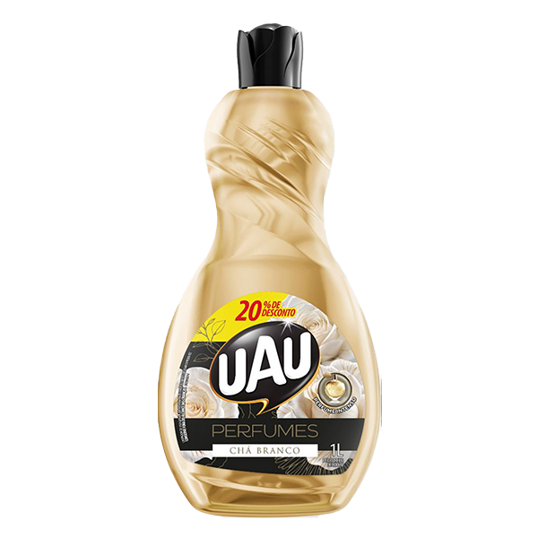 LIMPADOR UAU PERFUMES CHA BRANCO 1L P 800ML