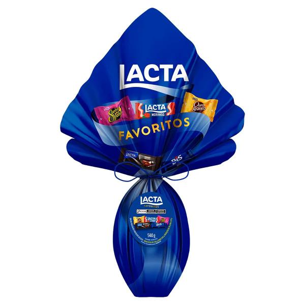 OVO LACTA CHOCOLATE AO LEITE FAVORITOS 540G