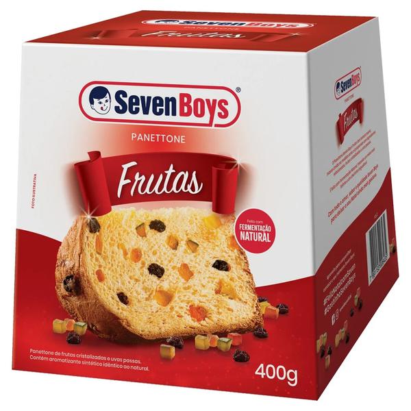 PANETTONE SEVEN BOYS FRUTAS CRISTALIZADAS 400G