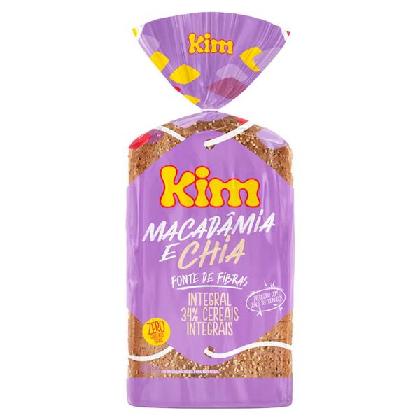 PAO DE FORMA KIM MACADAMIA E CHIA 400G