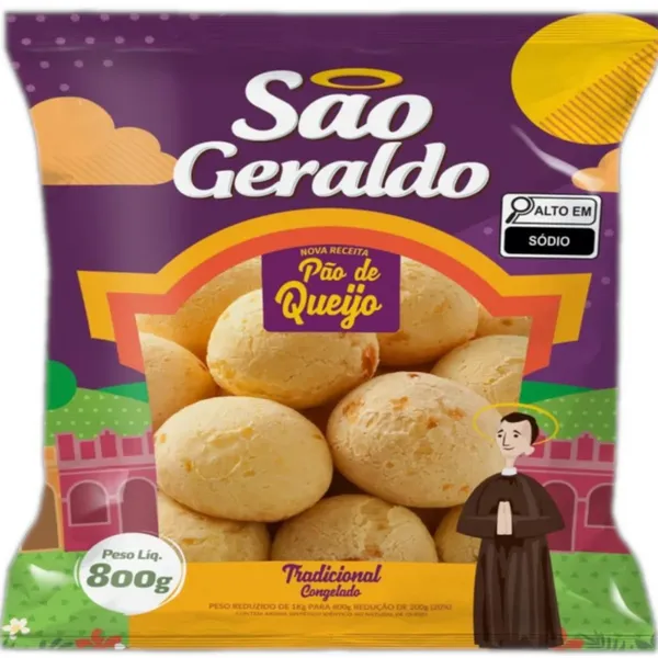 PAO DE QUEIJO SÃO GERALDO 800G