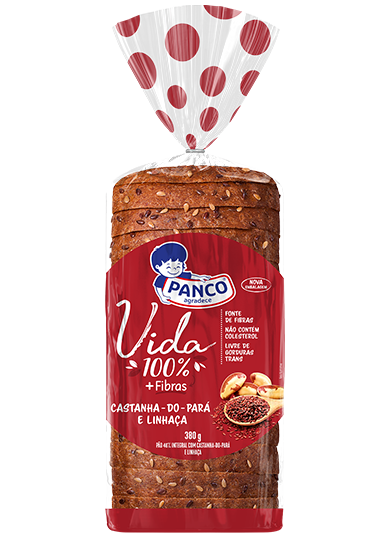 PAO PANCO VIDA 100% MAÇA/QUINOA E CASTANHA 380 GR