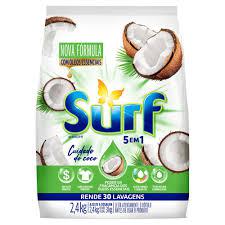 SABAO EM PO SURF 5EM1 CUIDADO COCO SACHE 2,4KG