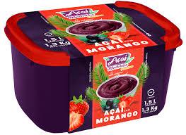 AÇAÍ MINEIRINHO PREMIUM POTE 1,5 L MORANGO