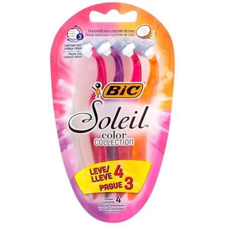 Aparelho Bic Soleil Leve 4 Pague 3