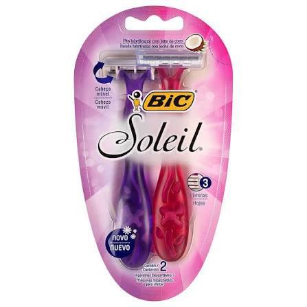 Aparelho Bic Soleil Rosa e Roxo C/2