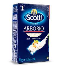 ARROZ ARBORIO RISO SCOTTI! 1KG