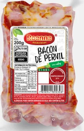 BACON DE PERNIL EM CUBOS 200G
