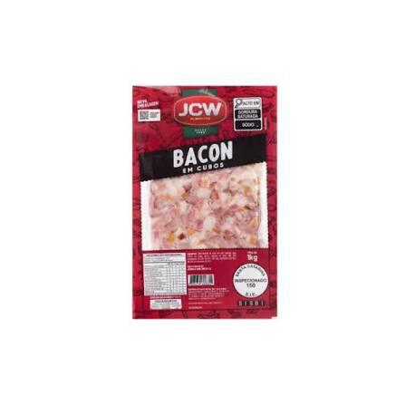 BACON SUINO EM CUBOS RESF. JCW  1KG