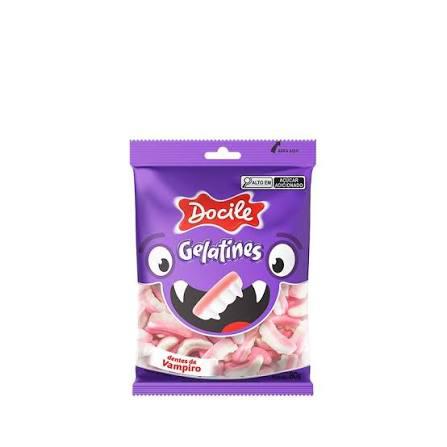 Bala Docile Gelatines Dentes Vampir