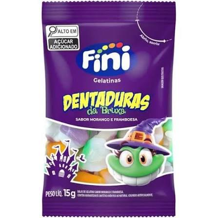 BALA FINI DENTADURAS DA BRUXA 15G