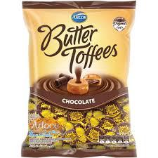 BALAS BUTTER TOFFEES CHOC 500G