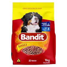 BANDIT CAES MIX 1KG-CARNE E CEREAIS