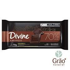 BARRA CHOC AMARGO 70% CACAU  70G