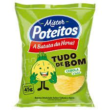 BATATA ONDULADA CEBOLA SALSA POTEITOS 45G