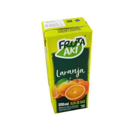 Bebida Fruta Aki Laranja 200ml
