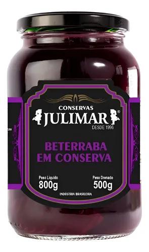 BETERRABA EM CONSERVA 300G JULIMAR