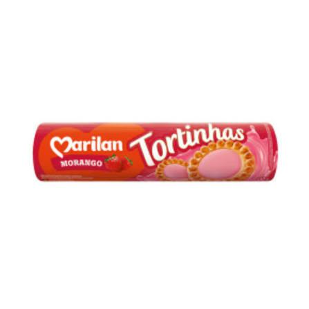 BISC MARILAN TORTINHAS MORANGO 140G