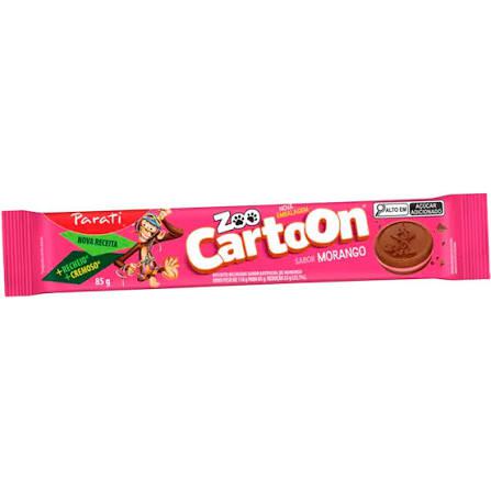BISC.RECH CARTOON MORANGO 85GR