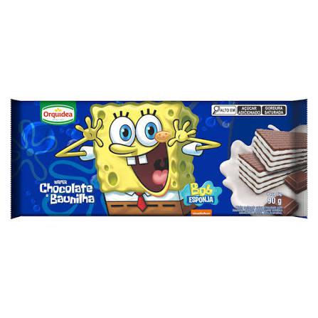 BISC WAFER CHOCO/BAUNI ORQUIDEA 90G