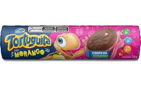 BISCOITO MORANGO TORTUGITA 120G