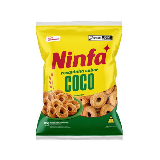 Biscoito Ninfa Rosca Coco 500g