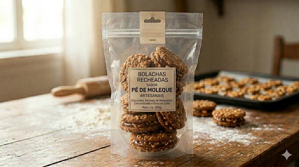 BISCOITO PÉ DE MOLEQUE  DI FLORIPA 220G