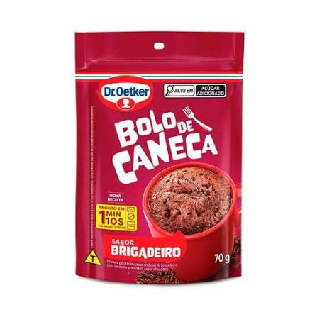 Bolo Caneca Oetker Brigadeiro 70g