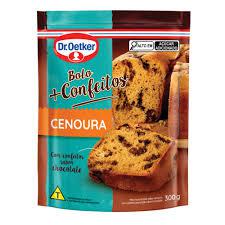 BOLO + CONFEITOS CENOURA DR.OETKER