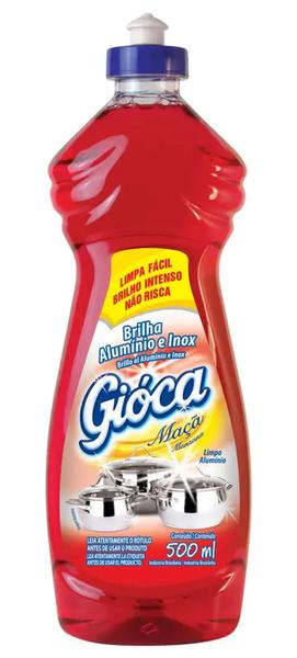 BRILHA ALUM E INOX GIOCA 500ML MACA