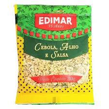 CEBOLA ALHO SALSA EDIMAR 30G