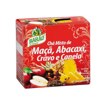CHA BARAO MACA, ABACAXI, CRAVO E CANELA