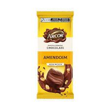 CHOCO ARCOR TABL AMENDOIM 80G
