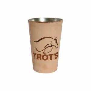 COPO INOX TROTS COURO 250ML
