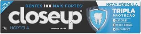 CREME DENTAL CLOSE UP TRIPLE HORTELA 70G