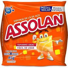 ESPONJA LA DE ACO ASSOLAN 8UN