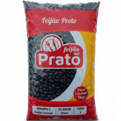 FEIJAO NO PRATO PRETO TP 1 1KG