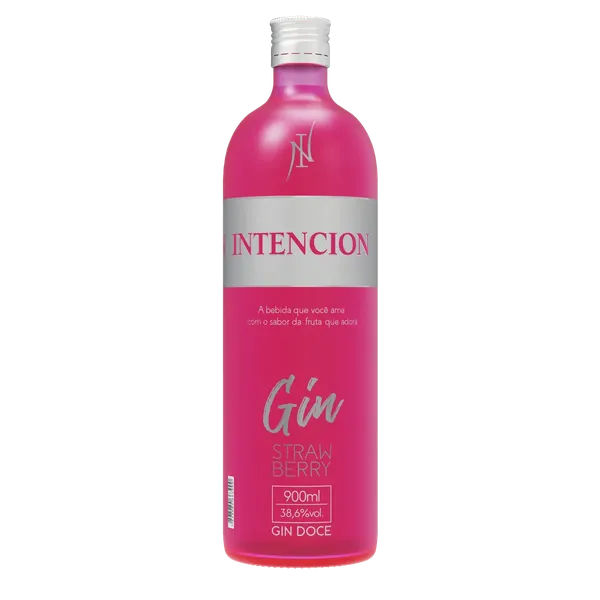 GIN INTENCION MORANGO 900ML