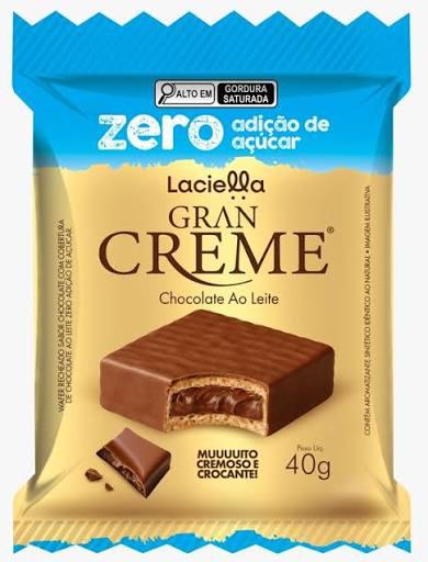 GRAN CREME ZERO ACUCAR AO LEITE 40G