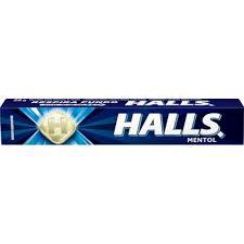 HALLS MENTOL 28G