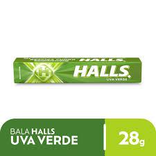 HALLS UVA VERDE 28G