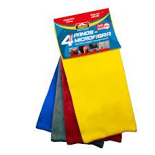 KIT 4 PANOS MICROFIBRA 35X35 PROAUT