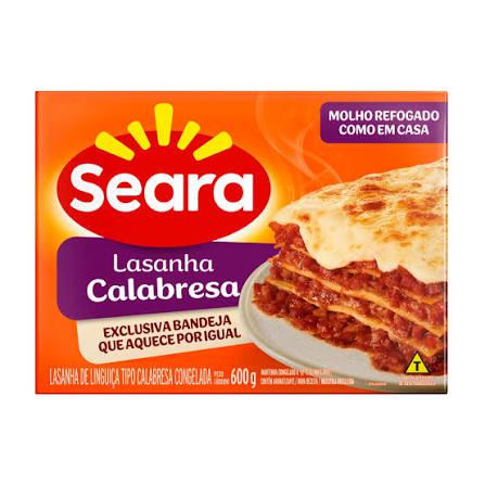 LASANHA DE CALABRESA SEARA  600G