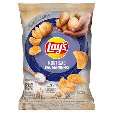 LAYS RUSTICA SAL MARINHO 30G