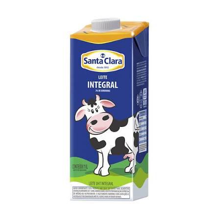 LEITE SANTA CLARA INTEGRAL UHT 1L