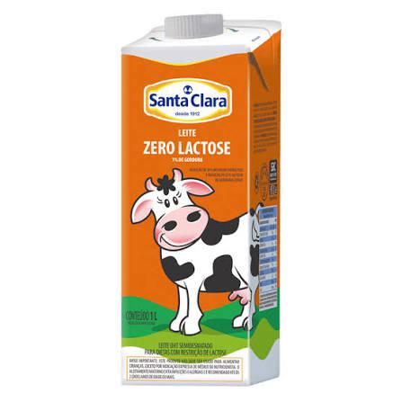 LEITE SANTA CLARA UHT Z LACTOSE 1L