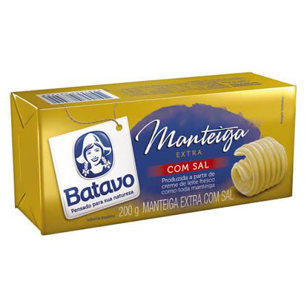 MANTEIGA BATAVO EXTRA C/SAL 200G