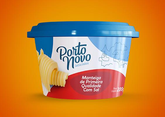MANTEIGA DE PRIM. QUALIDADE COM SAL 200 G PORTO NO