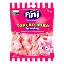 MARSHMALLOW FINI  RECHEADO ROSA 80G